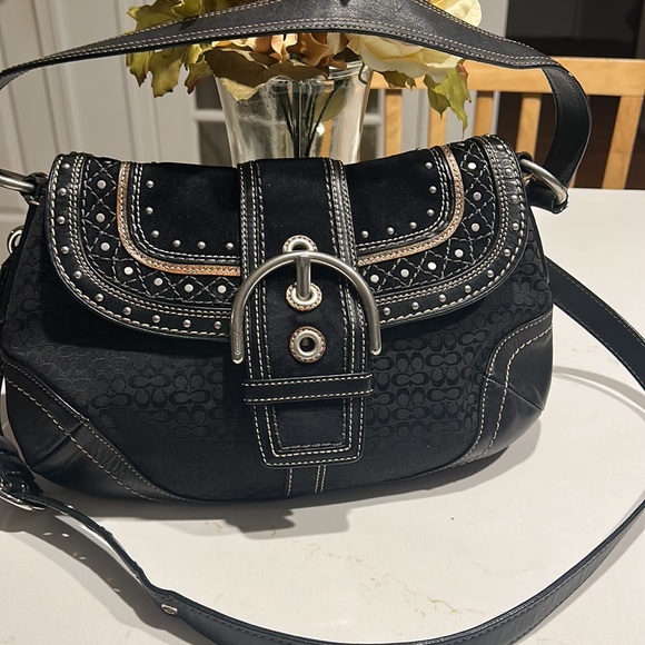 Vintage Coach Soho Bag With Removable Strap And Free Coach Wallet - Authentic - Picture 3 of 17